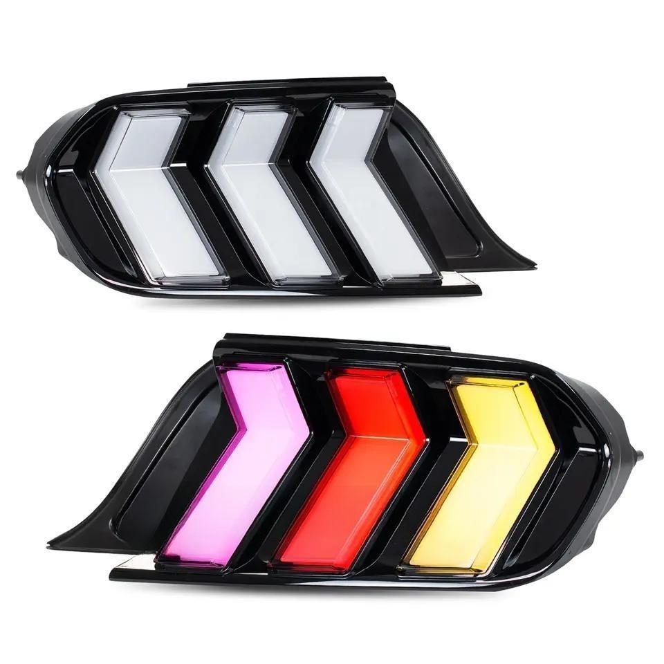 Для Ford Mustang 2015-2023 задние фонари RGB
